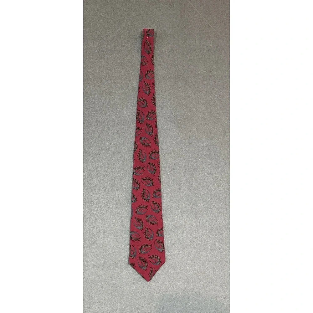 Vintage Chaps Ralph Lauren Tie 100% Silk Made in USA Geometric Necktie 56
